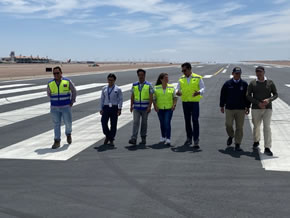 MOP finalizó conservación rutinaria en Aeródromo El Loa