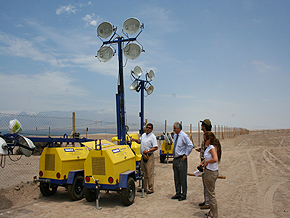 MOP inspecciona campamento que albergará rally Dakar 2012 en Antofagasta