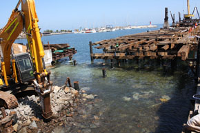 Labores de restauración del Muelle Histórico se encuentran en un 22% de avance