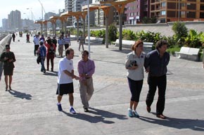 Con entretenidas actividades autoridades entregaron oficialmente obras del Paseo del Mar