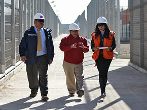 Autoridades inspeccionan avance de habilitación de la nueva cárcel de Antofagasta