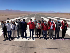 MOP inaugura obras de conservación en Aeródromo de San Pedro de Atacama