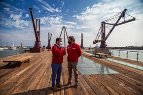 Gobierno entregó obras de conservación de muelle histórico Melbourne Clark