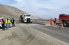 Vialidad realiza plan de contingencia para habilitar cinco kilómetros en construcción en sector Paso Malo en Ruta 1 de Tocopilla