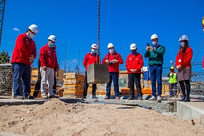 Autoridades colocan primera piedra que simboliza inicio de construcción del nuevo Centro de Justicia Juvenil de Antofagasta