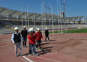 90% de avance tienen las obras del Estadio Regional de Antofagasta