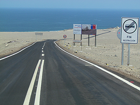 MOP mejora acceso entre Playas Chacaya y Hornitos