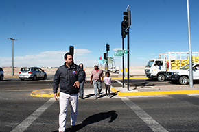 MOP finalizó instalación de semáforos en acceso a sector Yalquincha en Calama