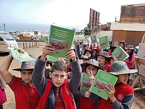 MOP realiza actividad educativa a alumnos de Colegio Lancaster para el cuidado de obras aluvionales