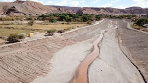 MOP inició obras de limpieza en cauce de río San Pedro