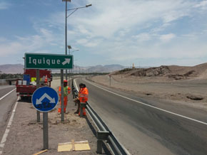 Dirección de Vialidad refuerza seguridad en rutas por visita del Papa Francisco