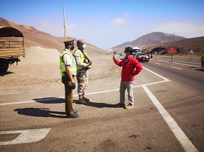 MOP brinda fuerte apoyo en acceso a comunas de la Región de Antofagasta por cuarentena total