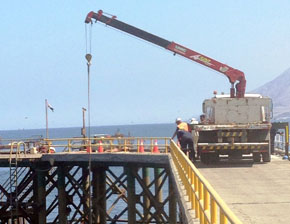 A fines de enero finaliza conservación del muelle de Tocopilla