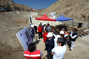 Inauguran obras aluvionales en Quebrada Huella Tres Puntas de Tocopilla