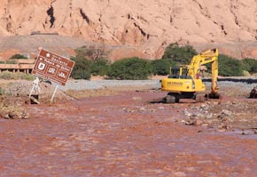 MOP desarrolla iniciativa para mejorar ruta turística a Quitor y Catarpe