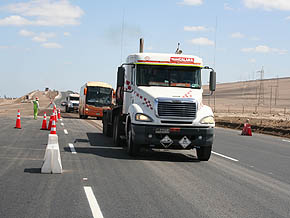 MOP habilita tránsito vehicular en más de 14 km de nueva Ruta 1