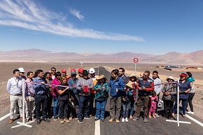 Subsecretario de Obras Públicas inaugura ruta Estación San Pedro – Taira en comuna de Calama