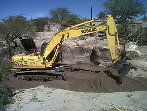 Avanzan obras de emergencia del MOP en Quebrada Jerez de Toconao